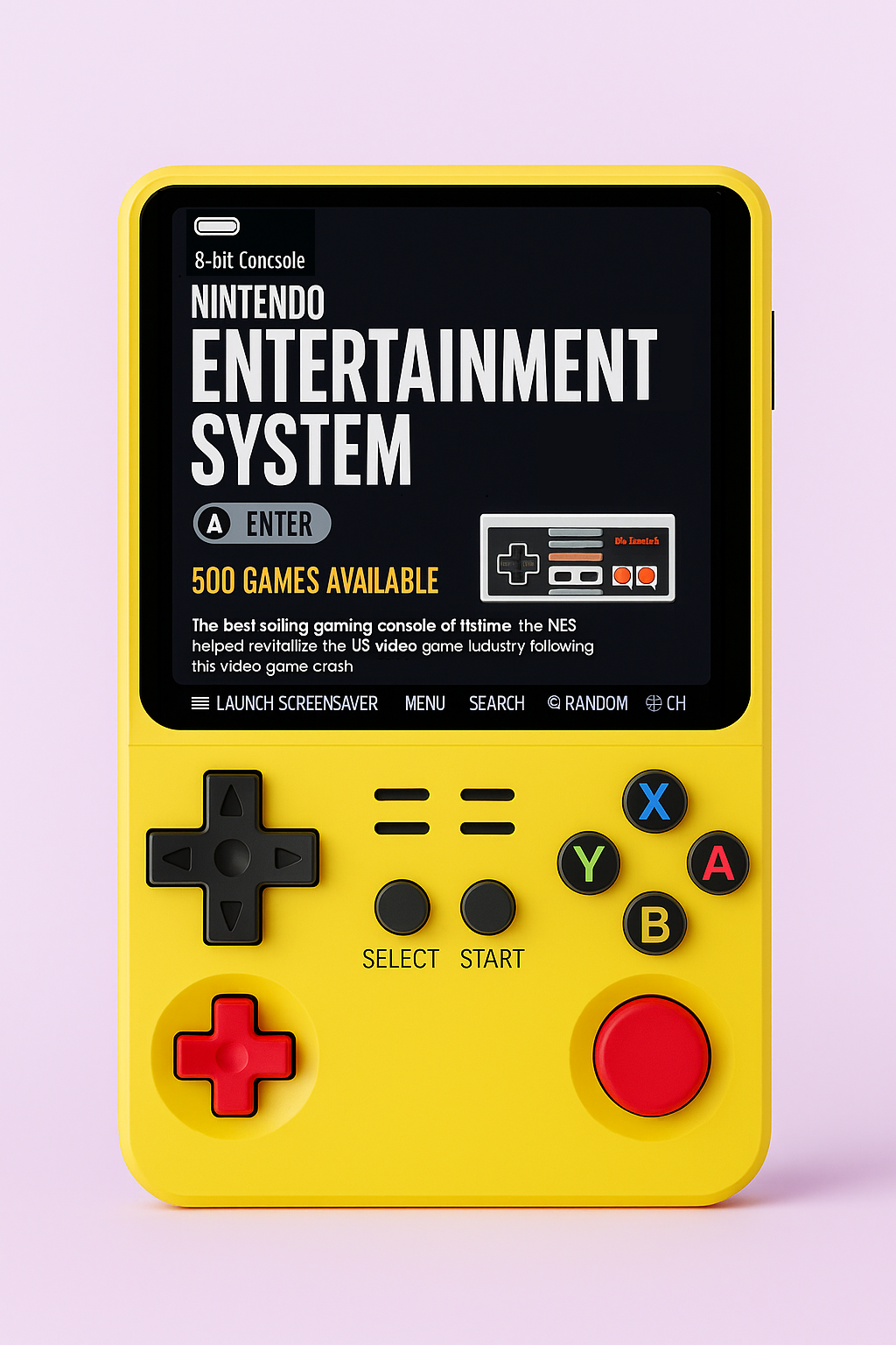 Retro Handheld Video Game Console