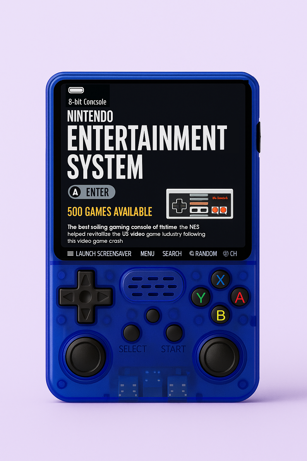 Retro Handheld Video Game Console