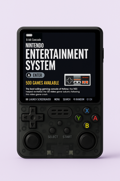 Retro Handheld Video Game Console