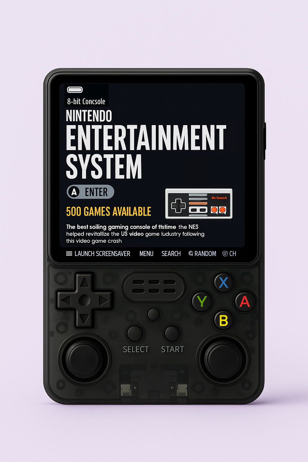 Retro Handheld Video Game Console