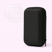 2 Glass Screen Protector + Carrying Bag for Retro Handheld Console