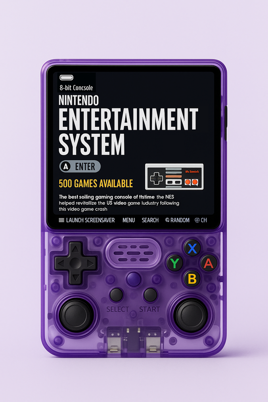 Retro Handheld Video Game Console