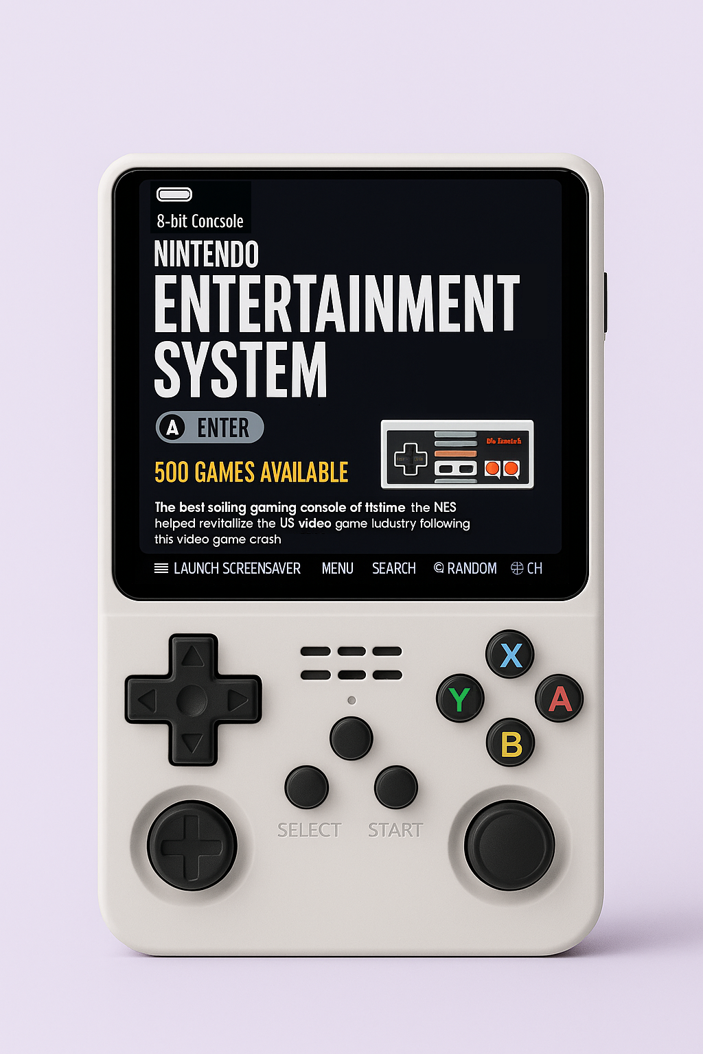 Retro Handheld Video Game Console